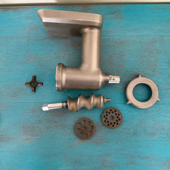 KitchenAid Food Grinder Attachment With Metal Plates & Stomper Model FG Hobart - Picture 4 of 8